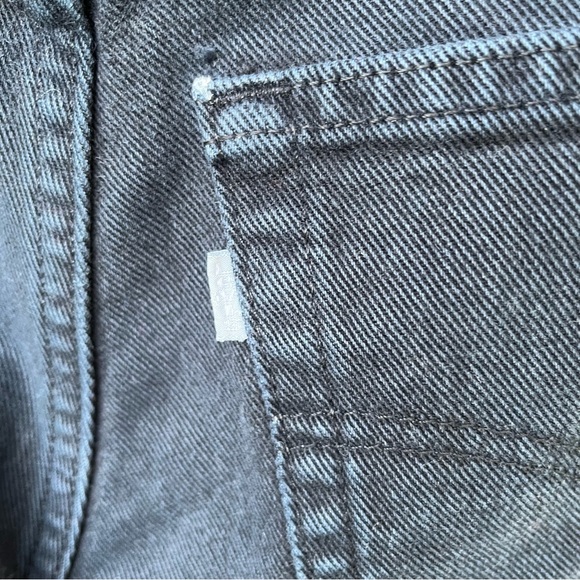 Levi’s Vintage 90’s Silver Tab Relaxed Barrel Leg Jean Black w/ Blue Undertone - Picture 4 of 16